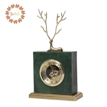 Creative Copper Clock with Deer Living Room TV Cabinet Desk Decoration Creative Desk Clock Ornaments Deer Clock Best Gift
Creative Copper Clock with Deer Living Room TV Cabinet Desk Decoration Creative Desk Clock Ornaments Deer Clock Best Gift