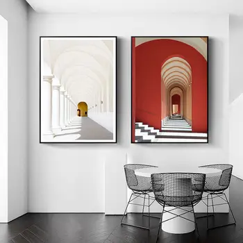 Moroccan Architecture Landscape Canvas Painting Spatial Extension Building Wall Art Poster and Print Modern Aisle Home Decor
Moroccan Architecture Landscape Canvas Painting Spatial Extension Building Wall Art Poster and Print Modern Aisle Home Decor