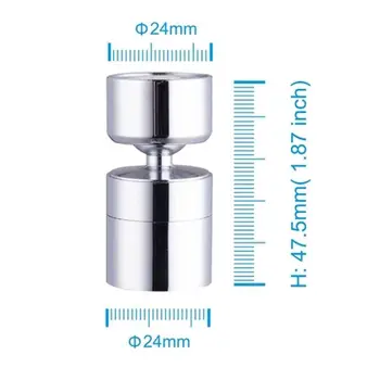 Kitchen Sink Aerator Solid Brass Big Angle Swivel Faucet 2Function 1.8GPM Chrome
Kitchen Sink Aerator Solid Brass Big Angle Swivel Faucet 2Function 1.8GPM Chrome