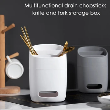 Bucket Knife Fork Storage Box Plastic Chopsticks Drain Tube Cutlery Storage Rack Tableware Accessories for Countertop Kitchen
Bucket Knife Fork Storage Box Plastic Chopsticks Drain Tube Cutlery Storage Rack Tableware Accessories for Countertop Kitchen