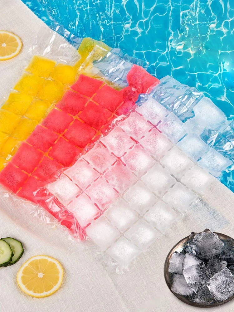 Disposable Ice-Making Bag Ice Cube Tray Mold 24 Grids Summer Environmental DIY Juice Drink Supplementary Bar Food Tool 10Pcs/Set
Disposable Ice-Making Bag Ice Cube Tray Mold 24 Grids Summer Environmental DIY Juice Drink Supplementary Bar Food Tool 10Pcs/Set