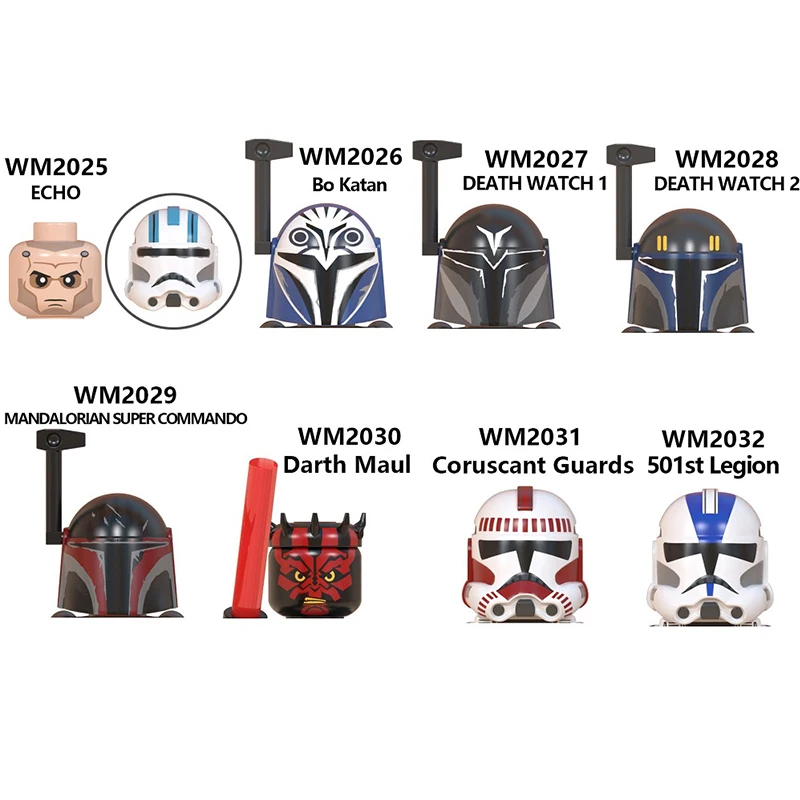 8 PCS/Set Star Wars WM6095 Figure CLONE FORCE 99 Wrecker Crosshair Hunter Tech Action Figure Building Blocks Head Kids Toys
8 PCS/Set Star Wars WM6095 Figure CLONE FORCE 99 Wrecker Crosshair Hunter Tech Action Figure Building Blocks Head Kids Toys