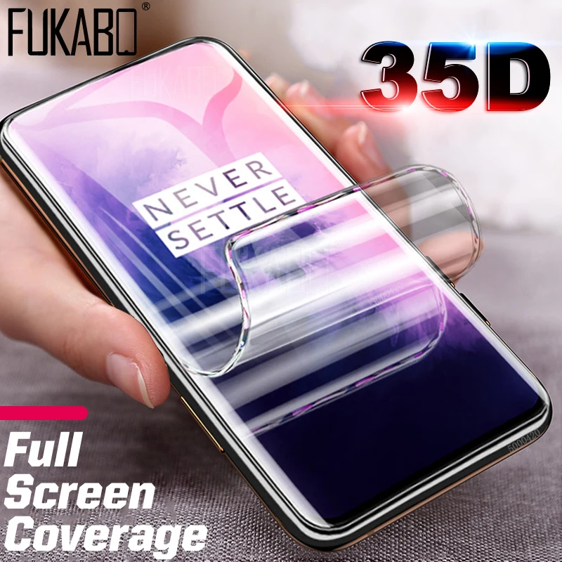 35D Full cover Screen Protector For One Plus 7 7T 7 Pro Ultra thin soft Hydrogel Film For One Plus 6 6T Film Protective not gals
35D Full cover Screen Protector For One Plus 7 7T 7 Pro Ultra thin soft Hydrogel Film For One Plus 6 6T Film Protective not gals