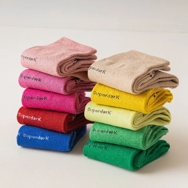 autumn and winter new pile socks European and American pure color candy color ins versatile medium tube socks cotton
autumn and winter new pile socks European and American pure color candy color ins versatile medium tube socks cotton
