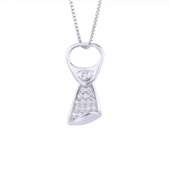 925 Sterling Silver Cubic Ziron Cans Lid Necklaces For Women Rreative Pendants Choker Fashion Jewelry Accessories 
925 Sterling Silver Cubic Ziron Cans Lid Necklaces For Women Rreative Pendants Choker Fashion Jewelry Accessories