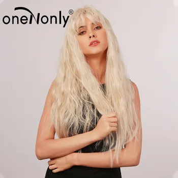 oneNonly 28''Ombre Synthetic Wigs Long Kinky Curly Wigs for White Black Women Heat Resistant Free Shipping Natural White Wigs
oneNonly 28''Ombre Synthetic Wigs Long Kinky Curly Wigs for White Black Women Heat Resistant Free Shipping Natural White Wigs