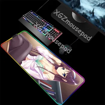 XGZ Sexy Busty Chest Anime Custom Large RGB Mouse Pad Black Lock Edge Computer Desk Mat Colorful Speed Natural Rubber Non-slip
XGZ Sexy Busty Chest Anime Custom Large RGB Mouse Pad Black Lock Edge Computer Desk Mat Colorful Speed Natural Rubber Non-slip