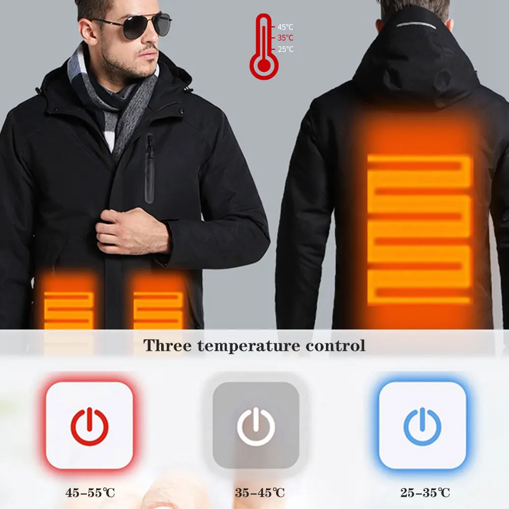 USB Heating Cotton Jackets Outdoor Waterproof Windbreaker Hiking Camping Trekking Skiing Coats
USB Heating Cotton Jackets Outdoor Waterproof Windbreaker Hiking Camping Trekking Skiing Coats