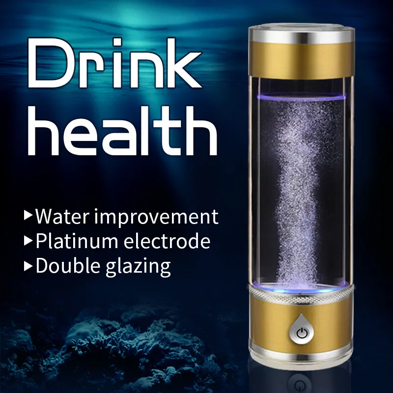SPE Rich Hydrogen Water Generator Platinum Electrolysis Energy Hydrogen-rich Antioxidant ORP H2 Water Ionizer Smart Healthy Cup
SPE Rich Hydrogen Water Generator Platinum Electrolysis Energy Hydrogen-rich Antioxidant ORP H2 Water Ionizer Smart Healthy Cup
