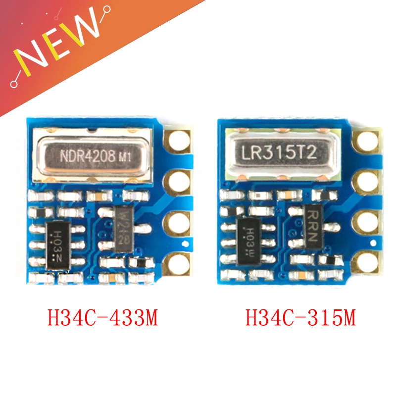 H34C-433Mhz H34C-315mhz RF Transmitter Module Transmission Module Wireless Remote Control Long Distance Transmission
H34C-433Mhz H34C-315mhz RF Transmitter Module Transmission Module Wireless Remote Control Long Distance Transmission
