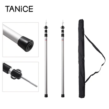 TANiCE 2 Pcs Flexible Tent Pole Telescopic Aluminum Tube With Waterproof Cap And Storage Bag For Large Sky Tents
TANiCE 2 Pcs Flexible Tent Pole Telescopic Aluminum Tube With Waterproof Cap And Storage Bag For Large Sky Tents