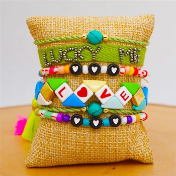 KSRA 2020 New Green Tile Beads Alloy Bracelet Set Boho Women Gift Suit INS Fashion Jewelry Attractive DIY Paty Festival Bracelet 
KSRA 2020 New Green Tile Beads Alloy Bracelet Set Boho Women Gift Suit INS Fashion Jewelry Attractive DIY Paty Festival Bracelet