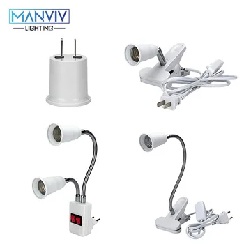 Lamp holder Lamp Base Socket Lamp Holder EU US Plug E27 85-265V Adapter Independent Flexible Extension Switch DIY For Pendant La
Lamp holder Lamp Base Socket Lamp Holder EU US Plug E27 85-265V Adapter Independent Flexible Extension Switch DIY For Pendant La