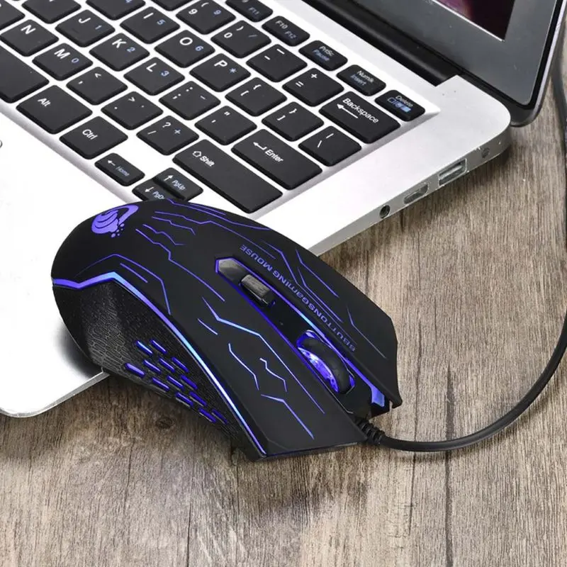 Wired Gaming Mouse 6 Button 2400DPI Silent Click Optical Mice for PC Laptop Notebook Computer
Wired Gaming Mouse 6 Button 2400DPI Silent Click Optical Mice for PC Laptop Notebook Computer