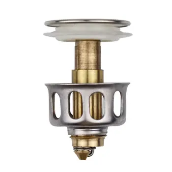 Drop Shipping Universal Wash Basin Bounce Drain Filter Pop Up Bathroom Sink Drain Plug For Preventing Odor And Rust
Drop Shipping Universal Wash Basin Bounce Drain Filter Pop Up Bathroom Sink Drain Plug For Preventing Odor And Rust