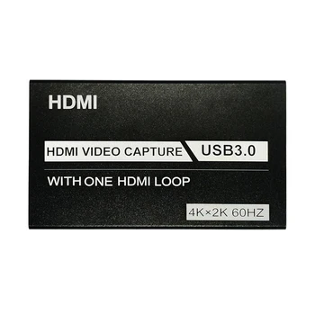 4K 60Hz HDMI USB 3.0 Video Capture Card Video Grabber Record Box Loop Out for Recording Game Live Streaming Online Office PC Hot
4K 60Hz HDMI USB 3.0 Video Capture Card Video Grabber Record Box Loop Out for Recording Game Live Streaming Online Office PC Hot