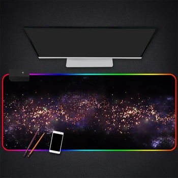 RGB Mouse Pad Large Gaming Luminous Waterproof Non-slip Rubber Desk Mat Nebula Anime Mousepad Computer Laptop Keyboard Desk Pad
RGB Mouse Pad Large Gaming Luminous Waterproof Non-slip Rubber Desk Mat Nebula Anime Mousepad Computer Laptop Keyboard Desk Pad