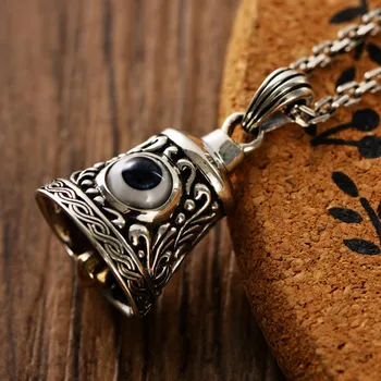 New Real s925 sterling silver jewelry vintage solid 925 silver bells artificial eyes personality men and women fashion pendants
New Real s925 sterling silver jewelry vintage solid 925 silver bells artificial eyes personality men and women fashion pendants