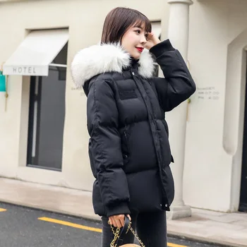 Women's Winter Jacket Women Fashion Female Warm Hooded Down Cotton Padded Parkas For Women's Winter Jacket Coat 
Women's Winter Jacket Women Fashion Female Warm Hooded Down Cotton Padded Parkas For Women's Winter Jacket Coat
