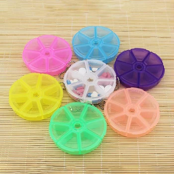 1Pc Portable Round Shape Small Medicine Pill Box Portable 7 Days Weekly Travel Medicine Holder Tablet Storage Case Container
1Pc Portable Round Shape Small Medicine Pill Box Portable 7 Days Weekly Travel Medicine Holder Tablet Storage Case Container