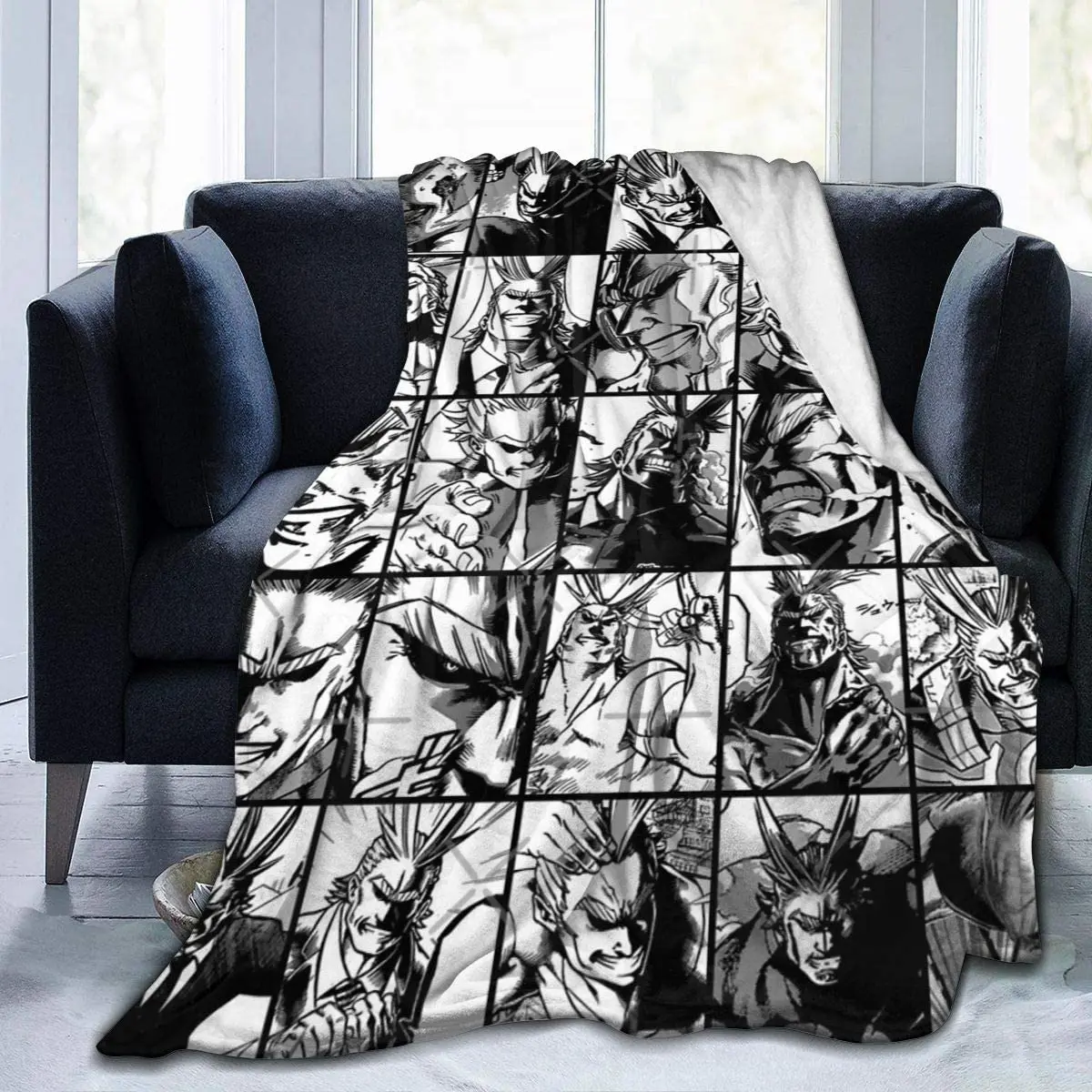Collage Anime All Might Fleece Throw Blanket, Fuzzy Warm Throws for Winter Bedding, Couch and Plush House Warming Decor Gift
Collage Anime All Might Fleece Throw Blanket, Fuzzy Warm Throws for Winter Bedding, Couch and Plush House Warming Decor Gift