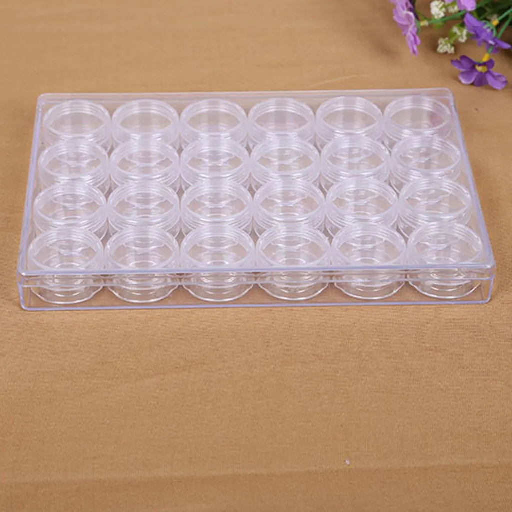 1pcs 24 Grids Detachable Diamond Painting Storage Box for Resinstone Bead Pill Container Jewelry Case Holder for Storage
1pcs 24 Grids Detachable Diamond Painting Storage Box for Resinstone Bead Pill Container Jewelry Case Holder for Storage