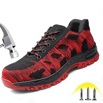 2019 High Quality Steel Toe Safety Shoes Mens Work Safety Shoes Unisex Breathable Air Mesh Work Shoes Plus Size 37-47 Rubber
2019 High Quality Steel Toe Safety Shoes Mens Work Safety Shoes Unisex Breathable Air Mesh Work Shoes Plus Size 37-47 Rubber