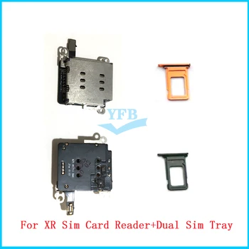 10PCS For Iphone XR Dual Single Sim Card Reader connector Flex Cable + Sim Card Tray Slot Holder Flex Cable Replacement
10PCS For Iphone XR Dual Single Sim Card Reader connector Flex Cable + Sim Card Tray Slot Holder Flex Cable Replacement