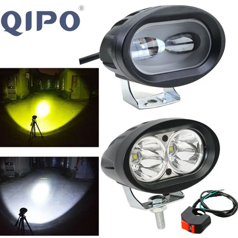QIPO 1PCS Motorcycle LED Headlight 20W 2000Lm Spot Flood light Bicycle Work Off Road ATV 4WD Car Driving Fog Auxiliary Lamp
QIPO 1PCS Motorcycle LED Headlight 20W 2000Lm Spot Flood light Bicycle Work Off Road ATV 4WD Car Driving Fog Auxiliary Lamp