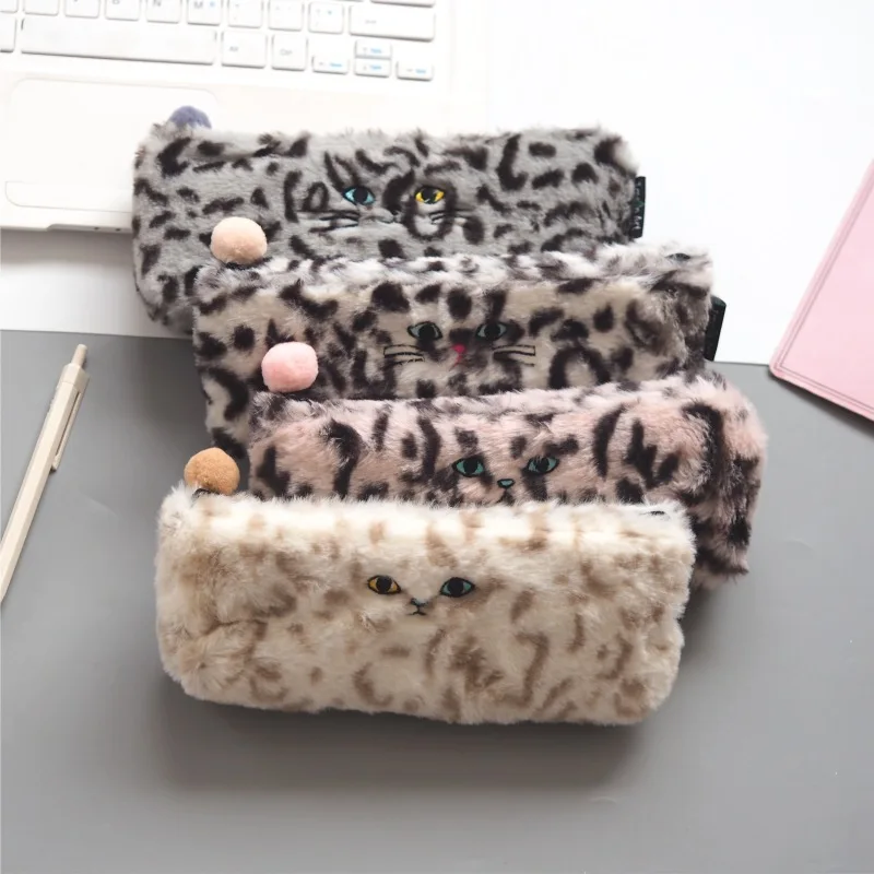 Leopard Print Cat Face Large Capacity Pencil Bag Stationery Storage Organizer Pencil Case School Supply
Leopard Print Cat Face Large Capacity Pencil Bag Stationery Storage Organizer Pencil Case School Supply