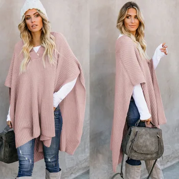 2020 Casual Fashion Loose Cape Simple Fashion Pullover V-neck Raglan Sleeve Cape Women 's Solid
2020 Casual Fashion Loose Cape Simple Fashion Pullover V-neck Raglan Sleeve Cape Women 's Solid