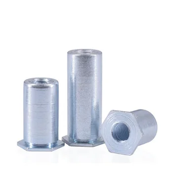 20pcs M3 pressure riveting screws double hole screw platen stud nut blue and white zinc plating bottom hole 5.4mm 4mm-12mm long
20pcs M3 pressure riveting screws double hole screw platen stud nut blue and white zinc plating bottom hole 5.4mm 4mm-12mm long