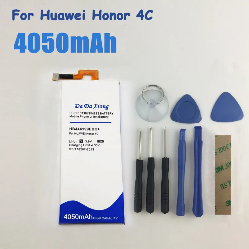 Новый 4050mAh HB444199EBC + Сменный аккумулятор для телефона Huawei Honor 4C C8818|battery for huawei|battery