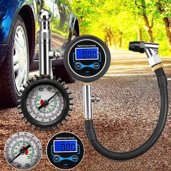 0-200Psi Digital LCD Tyre Tire Air Pump Inflator Pressure Gauge Tester Coupler For Car Truck Motorcycle Van
0-200Psi Digital LCD Tyre Tire Air Pump Inflator Pressure Gauge Tester Coupler For Car Truck Motorcycle Van