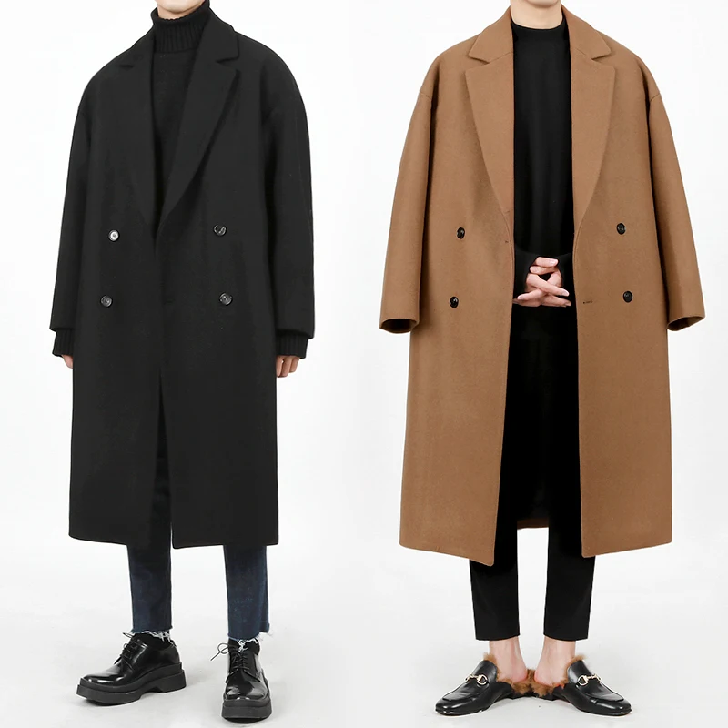 2020 New Winter Thick Mid-length Woolen Coat Korean Version of The Trend of Loose Warm Woolen Coat Jacket Men Long Overcoat Men
2020 New Winter Thick Mid-length Woolen Coat Korean Version of The Trend of Loose Warm Woolen Coat Jacket Men Long Overcoat Men