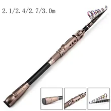 2.1~3.0m Telescopic Fishing Rod Portable Spinning High Carbon Fiber Fishing Rod Poles For Travel Saltwater Freshwater
2.1~3.0m Telescopic Fishing Rod Portable Spinning High Carbon Fiber Fishing Rod Poles For Travel Saltwater Freshwater