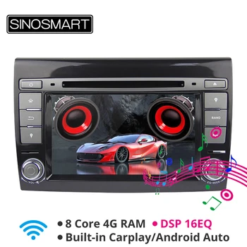 SINOSMART 4G RAM 8 Core CPU Car GPS Navigation Player for Fiat Bravo 2007-2012 with Canbus
SINOSMART 4G RAM 8 Core CPU Car GPS Navigation Player for Fiat Bravo 2007-2012 with Canbus