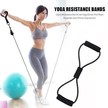 11/12pcs Yoga Resistance Bands Set Elastic Pull Rope Fitness Sports Equipment Elastic Exercise Bands Set Body Workout Equipment
11/12pcs Yoga Resistance Bands Set Elastic Pull Rope Fitness Sports Equipment Elastic Exercise Bands Set Body Workout Equipment