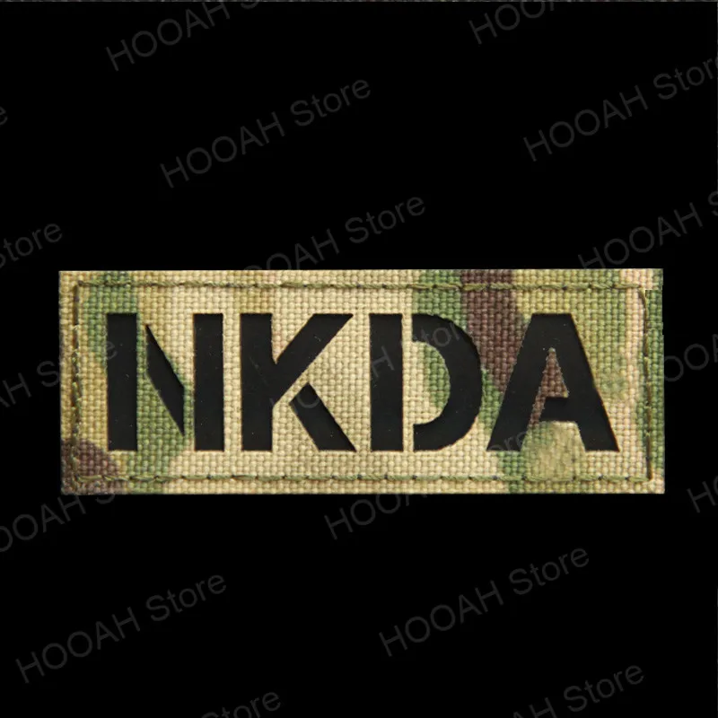 NKDA patchNo известный лекарственный аллергический пластырь лазерный полый значок на