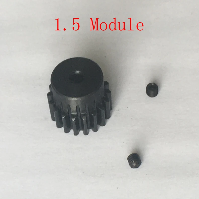 

45 Teeth 8mm 10mm 15mm 16mm 17mm 20mm 25mm Pilot Bore M5 Screw 1.5 Module 1.5M Steel Straight Convex Pinion Spur Wheel Boss Gear