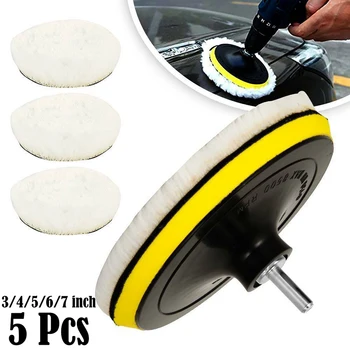 Wool polishing disc 5-piece polishing pad 5pcs 6 inch Polishing Pad Wool Wheel For Automobile Polishing Machine
Wool polishing disc 5-piece polishing pad 5pcs 6 inch Polishing Pad Wool Wheel For Automobile Polishing Machine