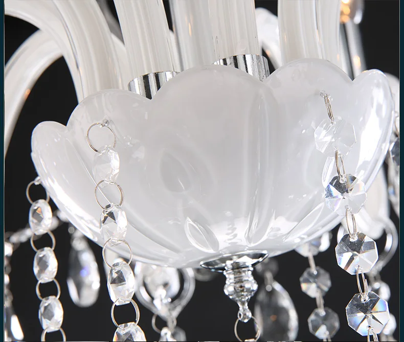 White Crystal Wedding Chandelier White Crystal Wedding Chandelier