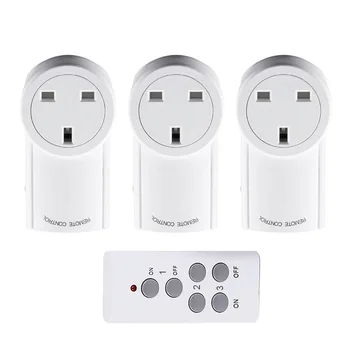 Universal for Socket Power Outlet 433Mhz Wireless Remote Control Smart Socket Plug for Broadlink RM Pro+ Indoor Home 1 TX To 3 R
Universal for Socket Power Outlet 433Mhz Wireless Remote Control Smart Socket Plug for Broadlink RM Pro+ Indoor Home 1 TX To 3 R