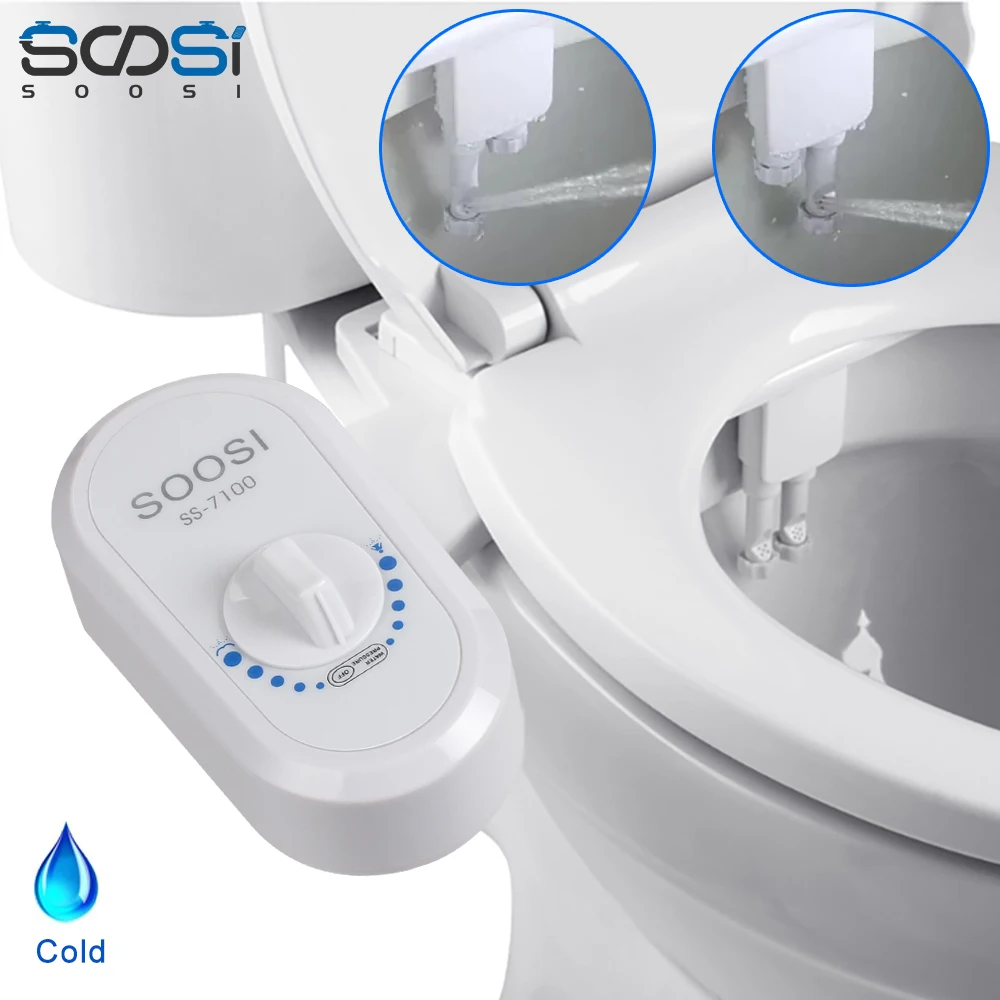 Slim Design Toilet Bidet Seat Attachment Non Electric Muslim Shattaf Sprayer for Personal Hygiene Fresh Water Spray SOOSI 7100
Slim Design Toilet Bidet Seat Attachment Non Electric Muslim Shattaf Sprayer for Personal Hygiene Fresh Water Spray SOOSI 7100