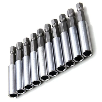 New 10Pcs/5Pcs Magnetic Extension Socket Drill Bit Holder 1/4" Hex Shank Power Tools Accessories
New 10Pcs/5Pcs Magnetic Extension Socket Drill Bit Holder 1/4" Hex Shank Power Tools Accessories