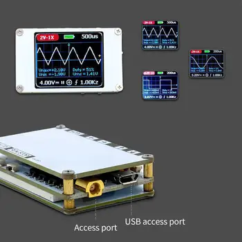 Portable Digital Oscilloscope 1M Bandwidth 5M Sample Rate Digital Oscilloscope Kit
Portable Digital Oscilloscope 1M Bandwidth 5M Sample Rate Digital Oscilloscope Kit