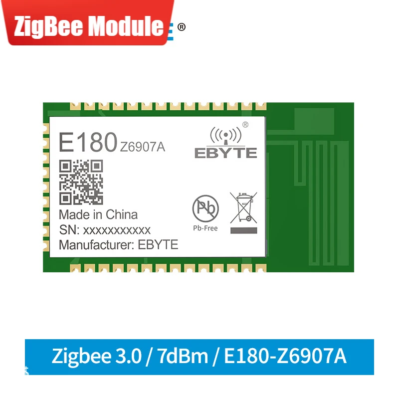 TLSR8269 IoT беспроводной Soc трансивер ZigBee 3 0 модуль 2 4 ГГц 7 дБм 130 м 32 бит MCU КБ PCB антенна