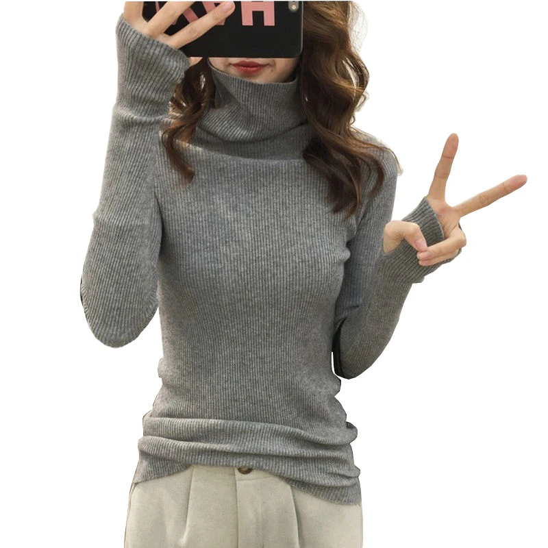 Woman Sweaters New Fashion 2020 Autumn Winter Women's Top Solid Slim Turtleneck Sweater Ladies Long Sleeve Pullover Knit Tops
Woman Sweaters New Fashion 2020 Autumn Winter Women's Top Solid Slim Turtleneck Sweater Ladies Long Sleeve Pullover Knit Tops