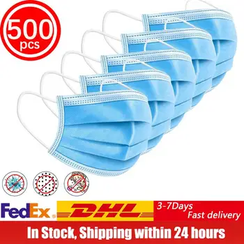500pcs Non Woven Mask Disposable Wholesale 3 Layer Earloop Face Mask Dust Breathable Soft Mouth Masks 24h Fast Shipping
500pcs Non Woven Mask Disposable Wholesale 3 Layer Earloop Face Mask Dust Breathable Soft Mouth Masks 24h Fast Shipping