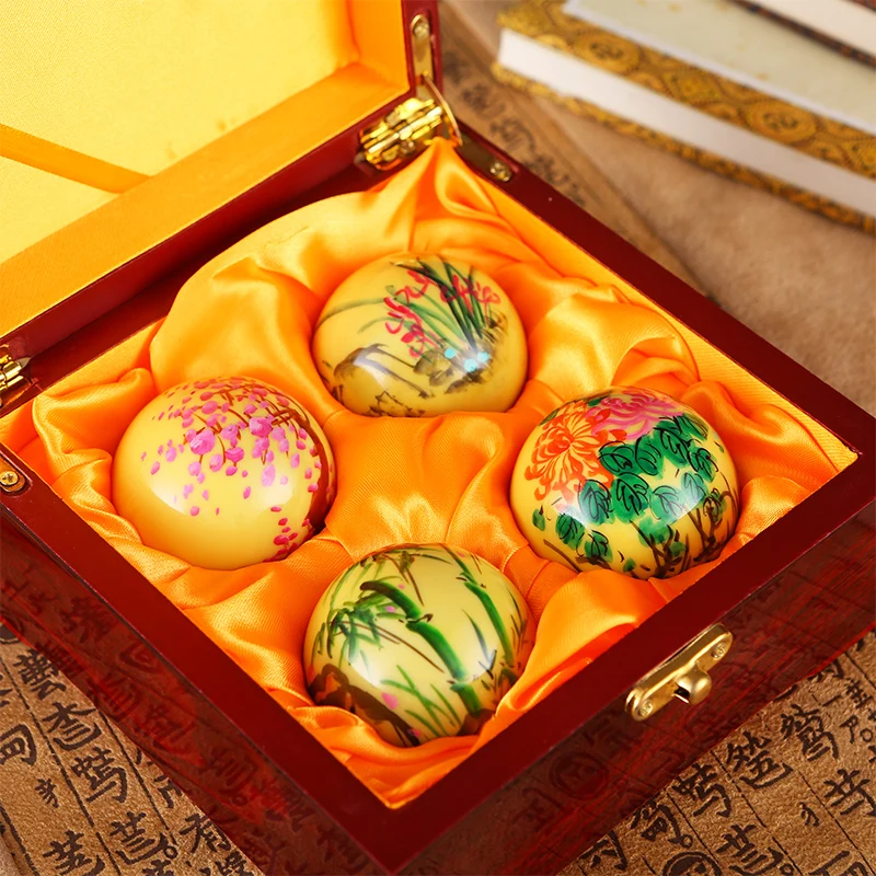 4piece Chinese Health Blue Baoding Ball Daily Exercise Stress Relief Handball Therapy Massager Ball Hand Strength Fitness Balls
4piece Chinese Health Blue Baoding Ball Daily Exercise Stress Relief Handball Therapy Massager Ball Hand Strength Fitness Balls